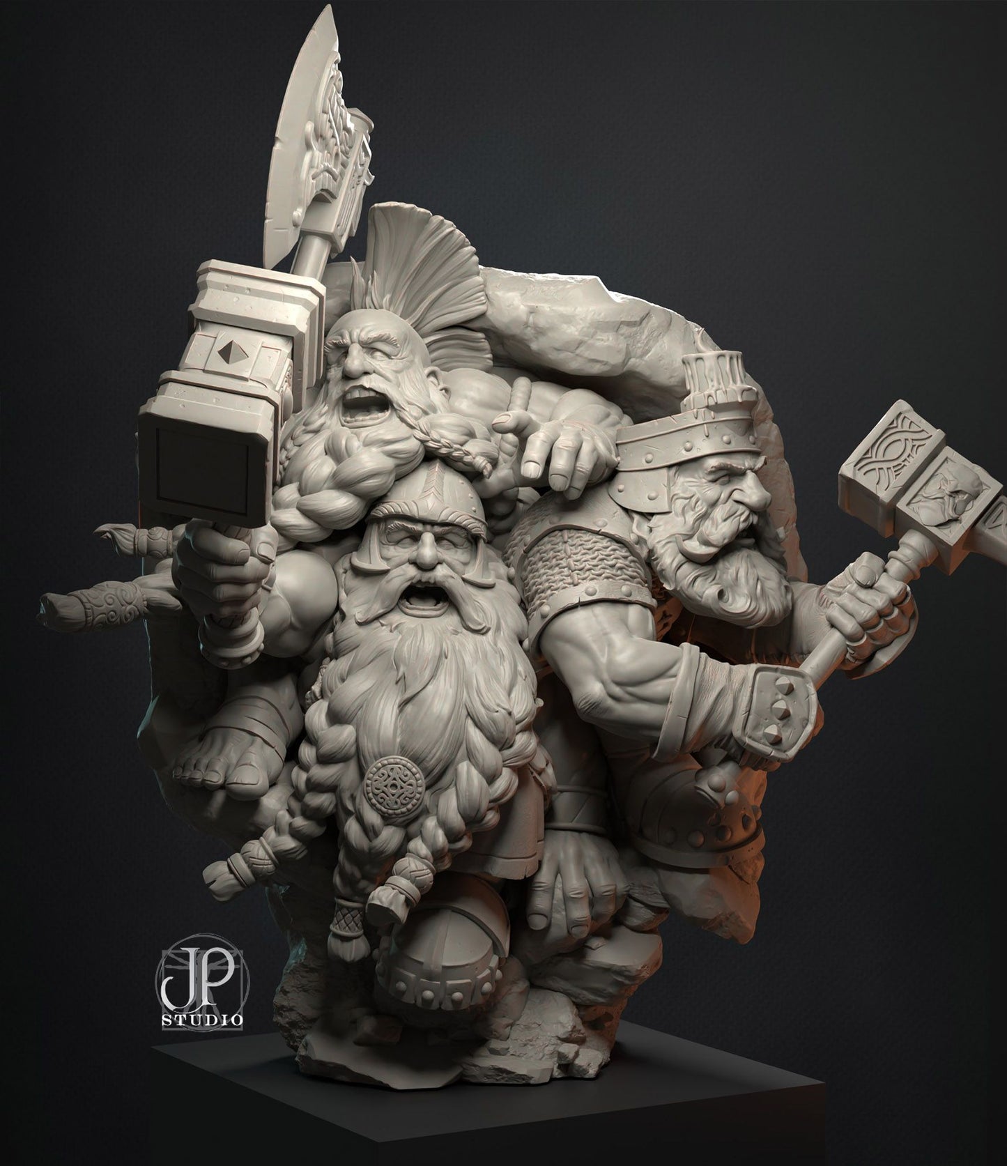 Joapala Studio DUNGEONS PART III : ROCK'N FIRE 80MM
