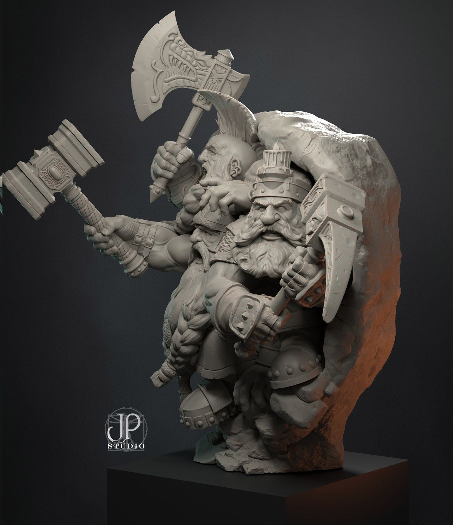 Joapala Studio DUNGEONS PART III : ROCK'N FIRE 80MM