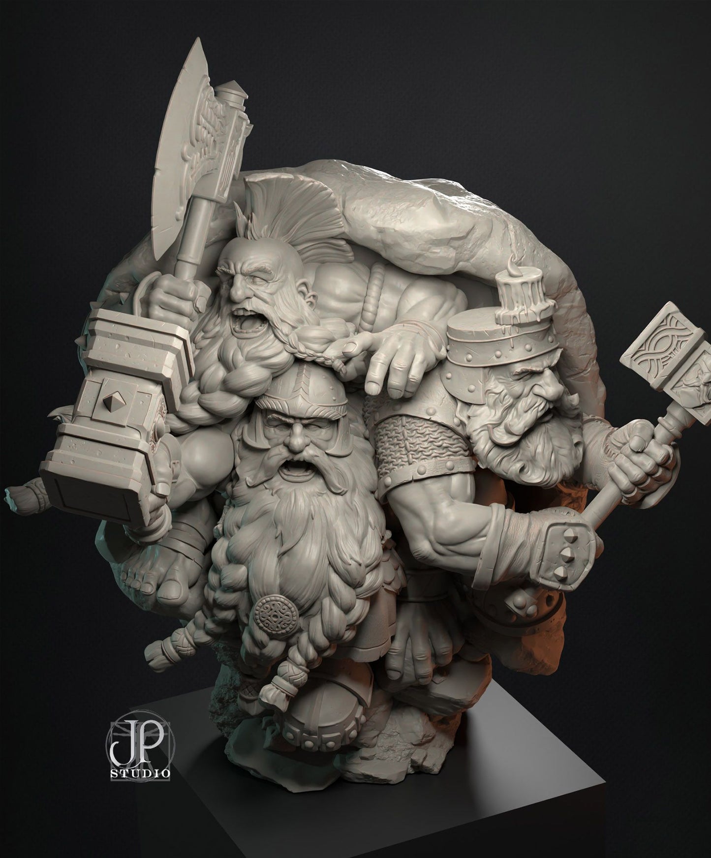 Joapala Studio DUNGEONS PART III : ROCK'N FIRE 80MM