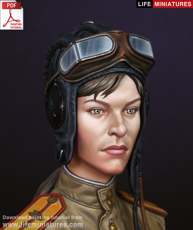 Life miniatures WW2 Soviet Female Tanker BUST