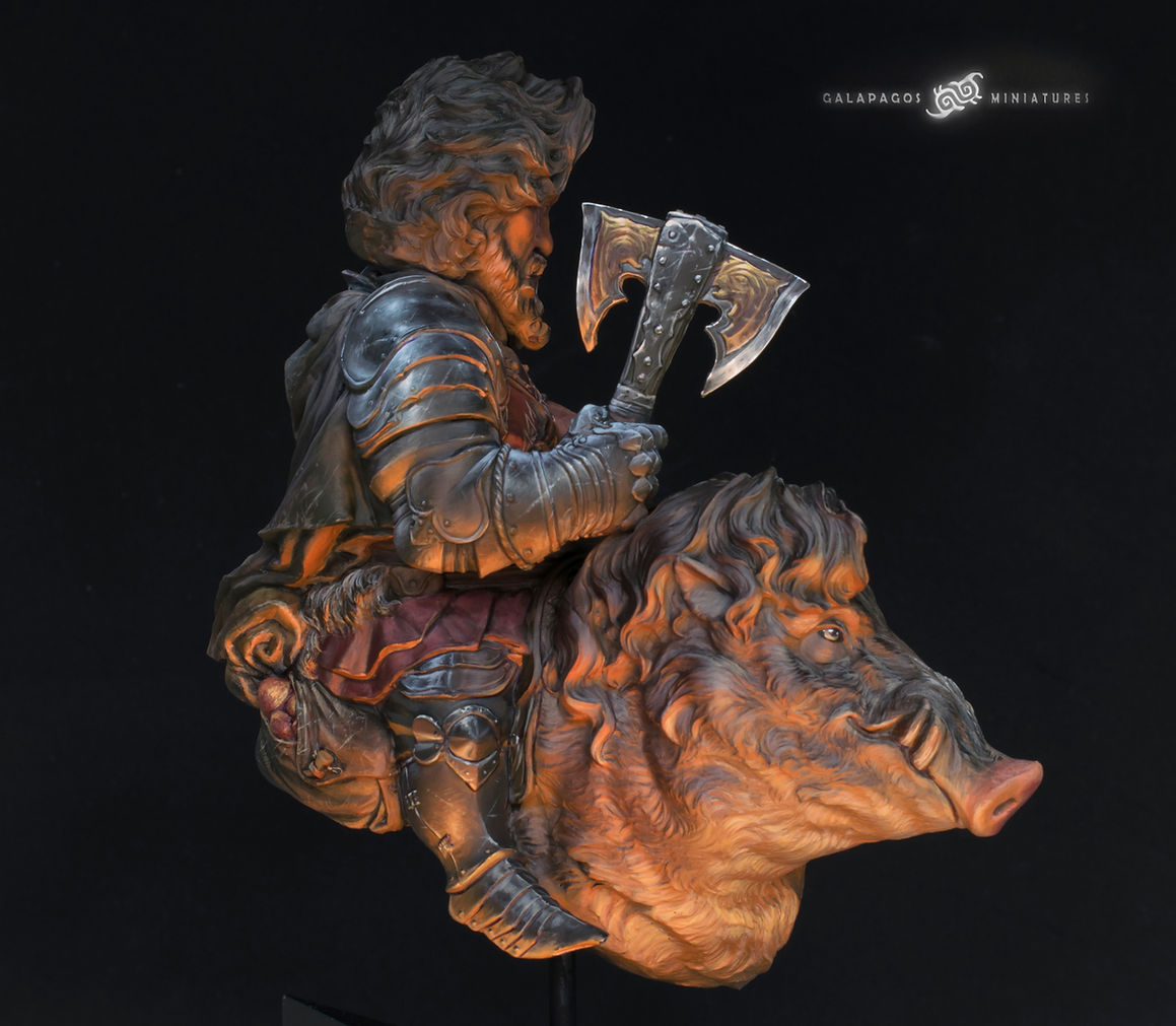 Galapagos Miniatures GP-F03 Haldric Doublebeard Bust