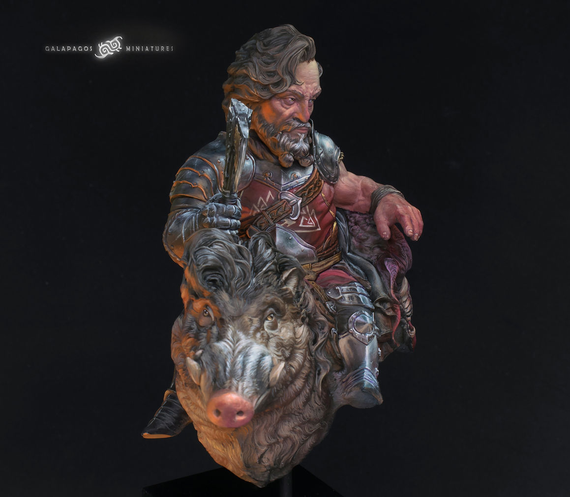 Galapagos Miniatures GP-F03 Haldric Doublebeard Bust