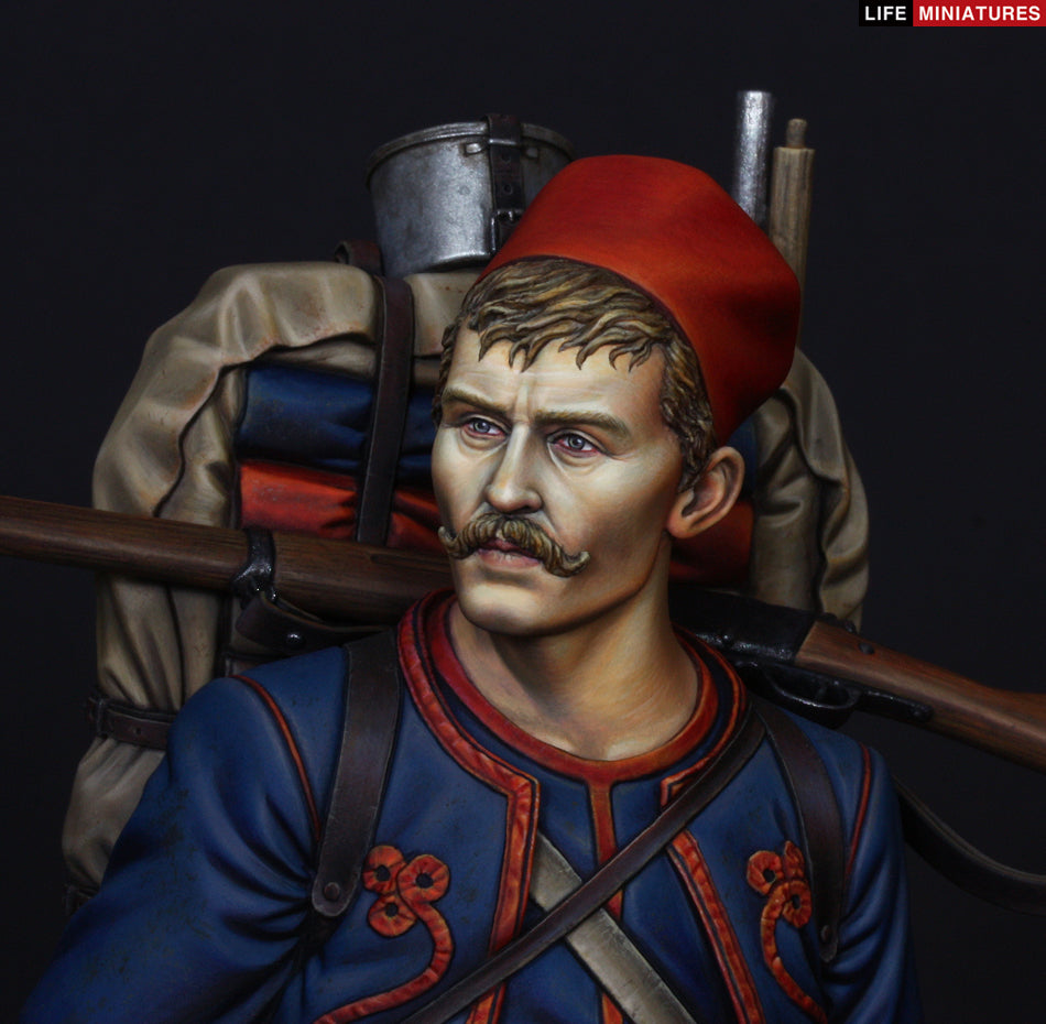 Life Miniatures French Zouave Regiment in 1914 Bust