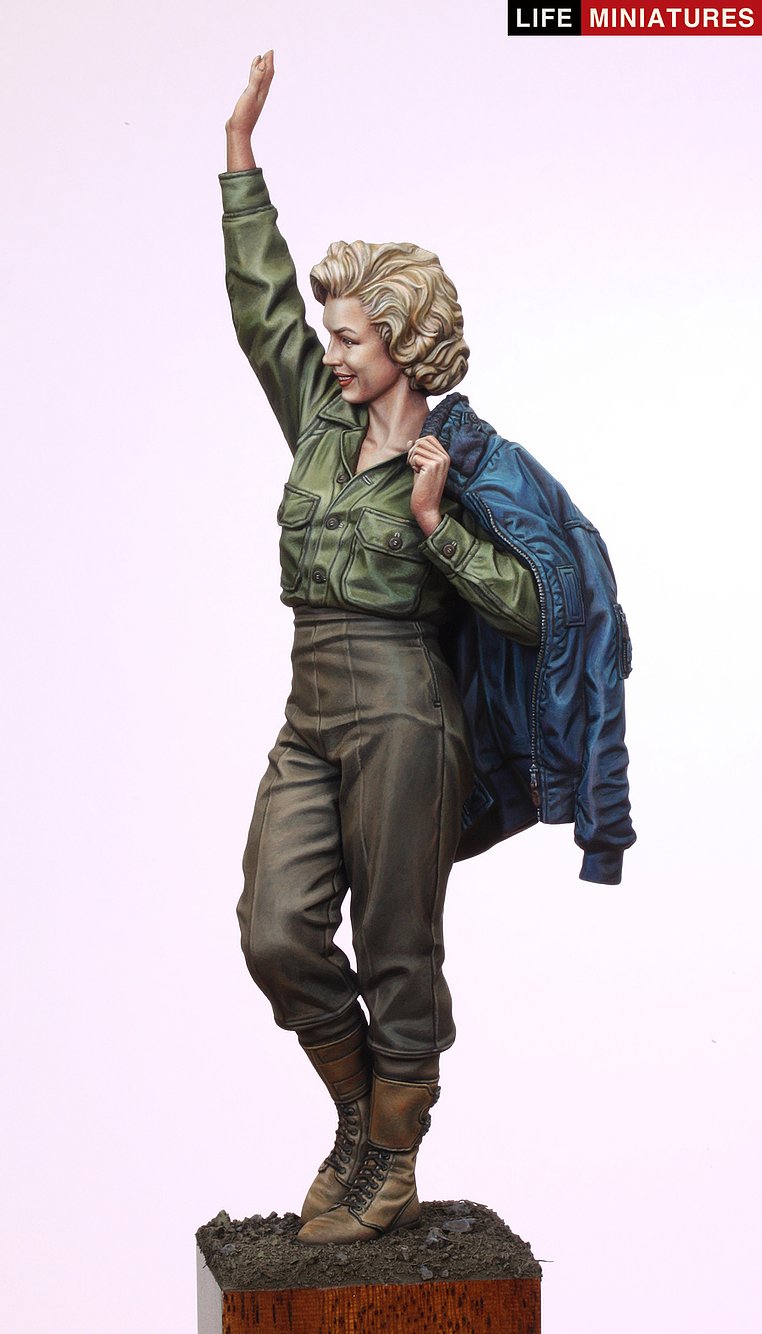 Life miniatures Marilyn Monroe in Korea for her USO tour 1954 1/35
