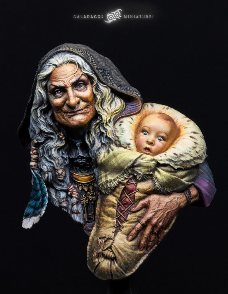 Galapagos Miniatures GP-B009 Muir 'Lady of Avalon ' Bust