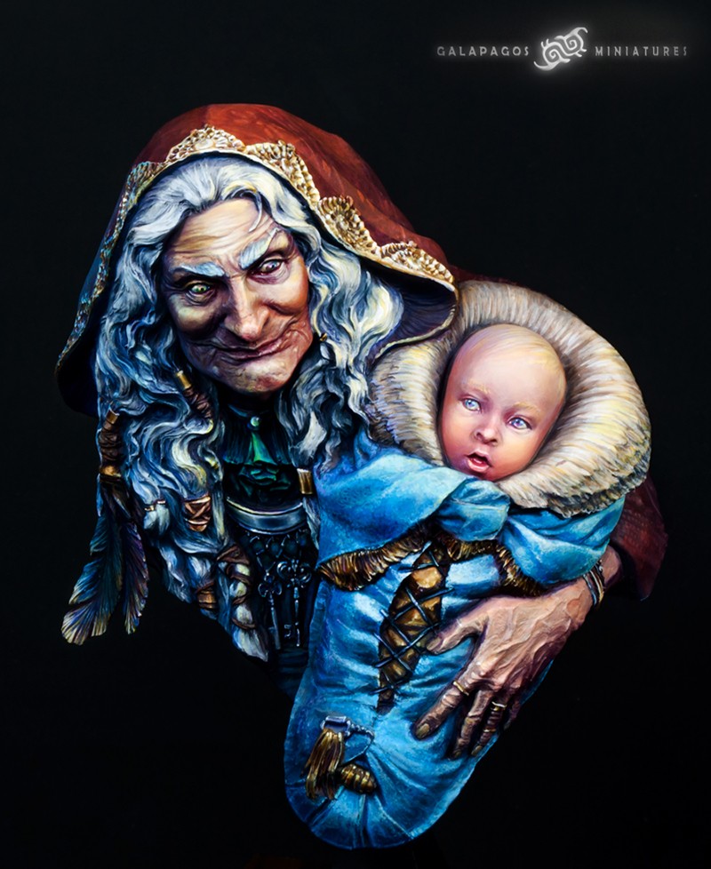 Galapagos Miniatures GP-B009 Muir 'Lady of Avalon ' Bust