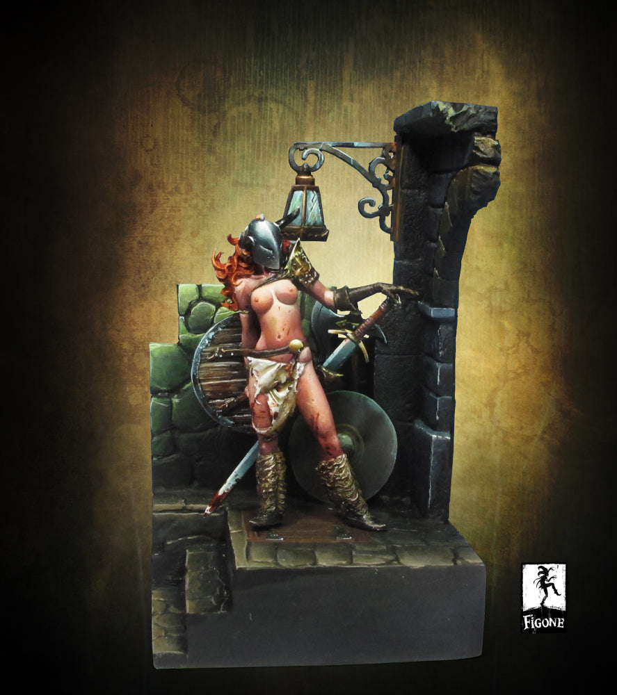 Figone Miniatures Narga + Scenery 54mm (includes a base)