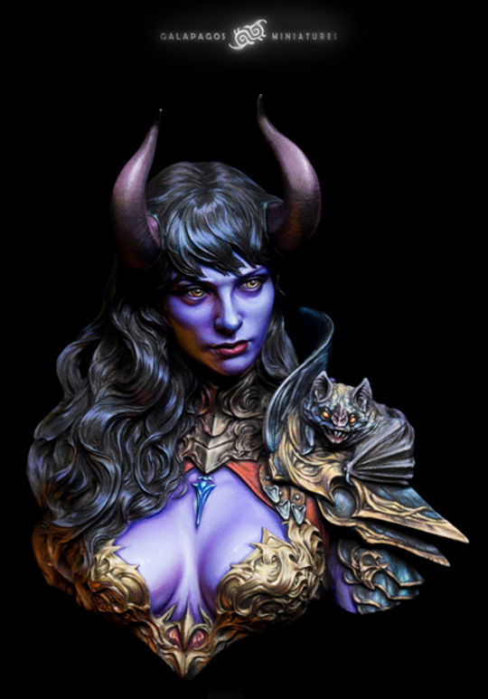 Galapagos Miniatures Velanoir The Night Terror Bust