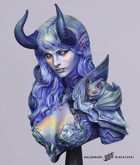 Galapagos Miniatures Velanoir The Night Terror Bust