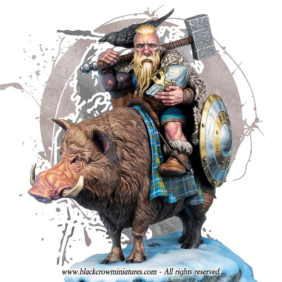 Black Crow Miniatures RAGNAR 75mm