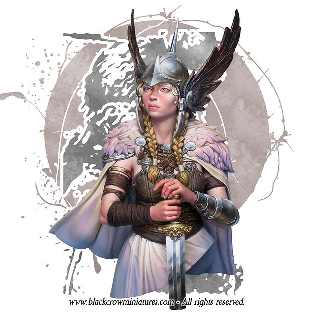 Black Crow Miniatures SIGRUN 1/10 BUST