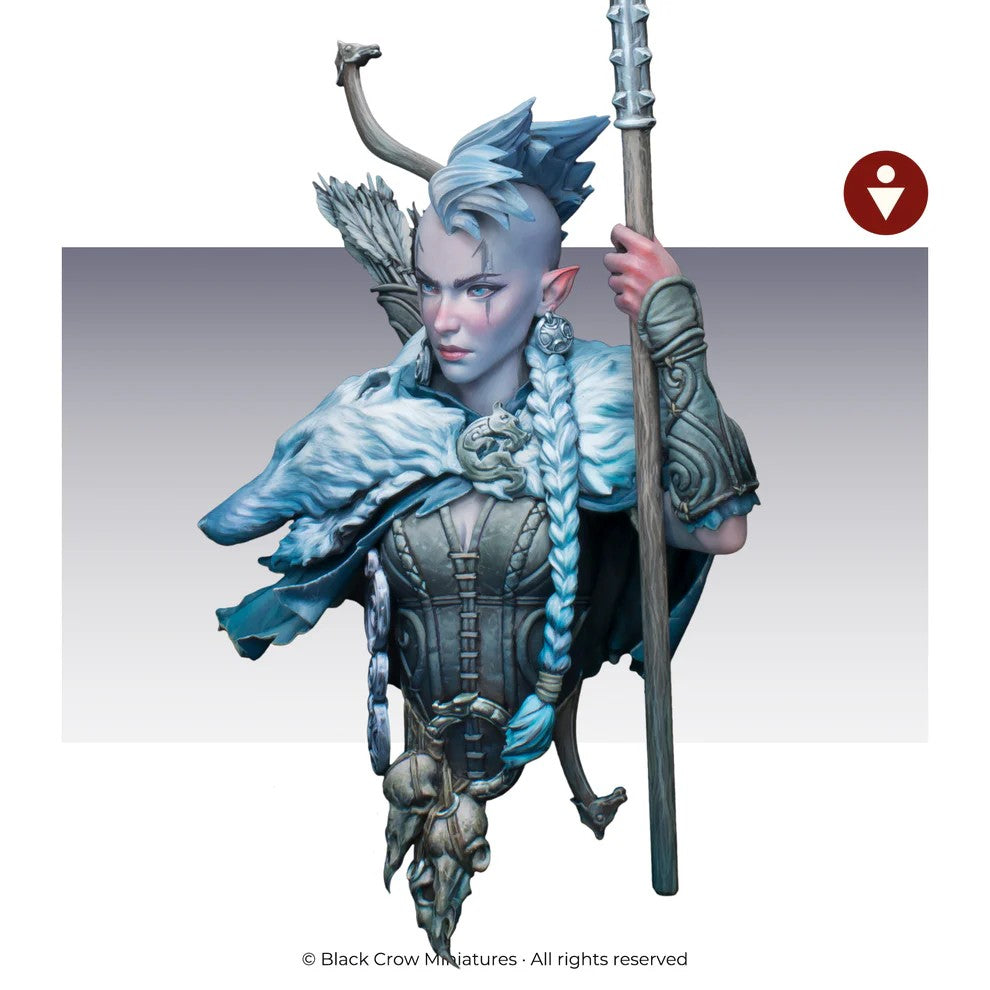 Black Crow Miniatures SKADI 1/10 BUST 105mm (without spear)