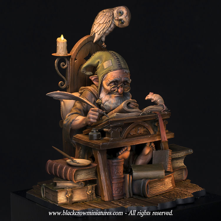 Black Crow Miniatures THE STORYTELLER 75mm