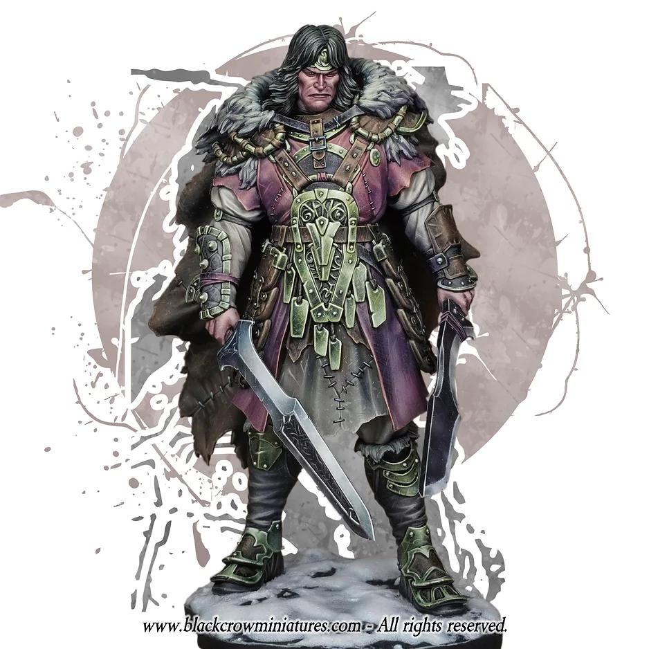 Black Crow Miniatures THE SWORDMASTER 75mm