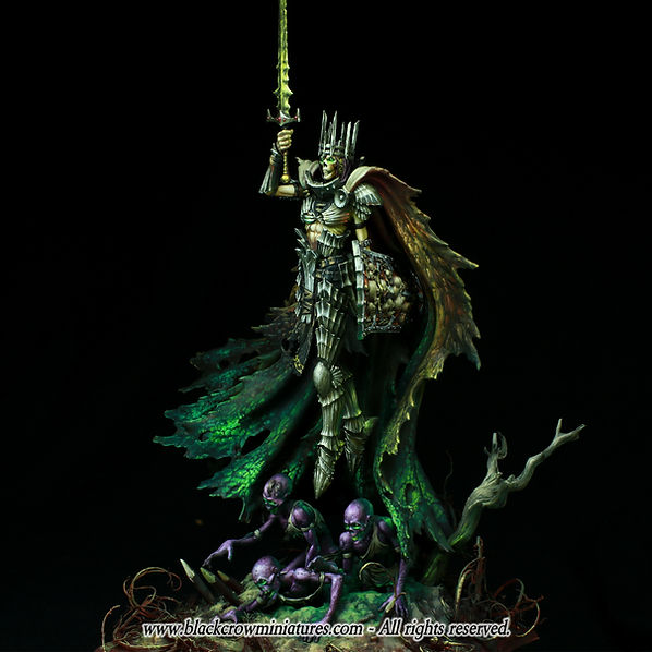 Black Crow Miniatures THE WRAITH KING 75mm