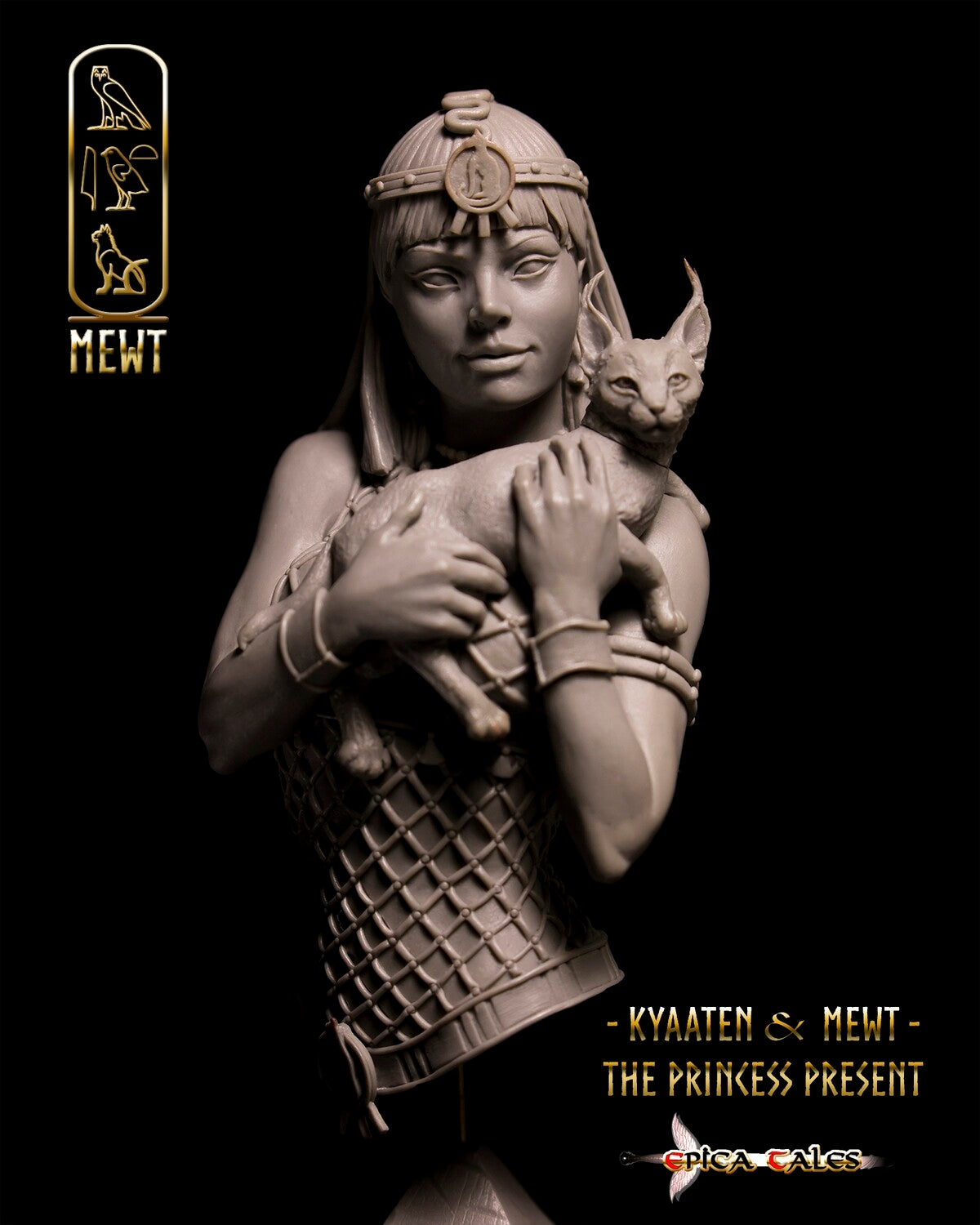 Epica Tales KYAATEN & MEWT, THE PRINCESS PRESENT (Includes a base)