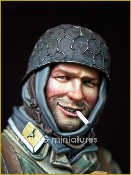 Young Miniatures German Fallschirmjager Ardennes 1944 1/10 Bust Resin YM1828 BUST