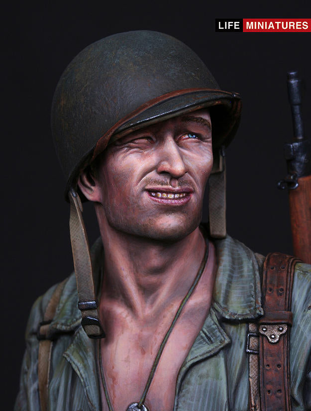 Life miniatures USMC 1st Division, Guadalcanal 1942 BUST