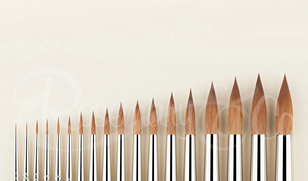 Roremary Painting Brush SERIES 99. POINTED PURE SABLE