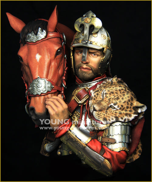 Young Miniatures Comradeship Polish Hussars 17th cen.  1/10 Bust Resin YH1869 BUST