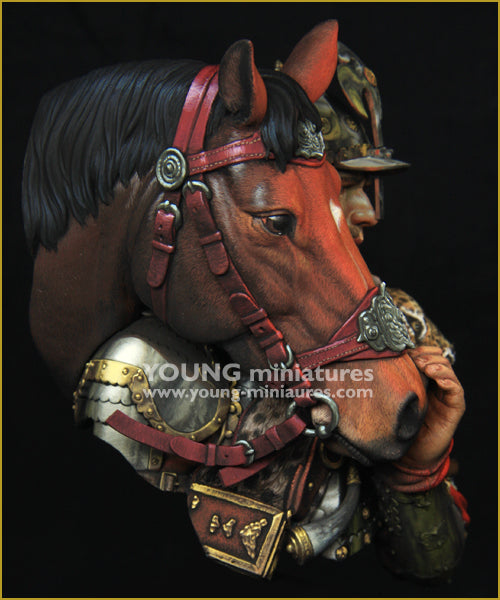 Young Miniatures Comradeship Polish Hussars 17th cen.  1/10 Bust Resin YH1869 BUST