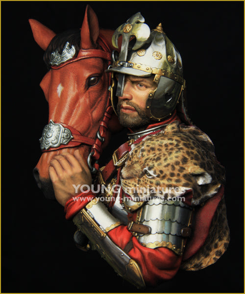 Young Miniatures Comradeship Polish Hussars 17th cen.  1/10 Bust Resin YH1869 BUST