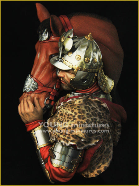 Young Miniatures Comradeship Polish Hussars 17th cen.  1/10 Bust Resin YH1869 BUST