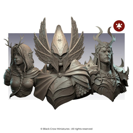 Black Crow Miniatures ELVEN HEROES 1/10 BUST