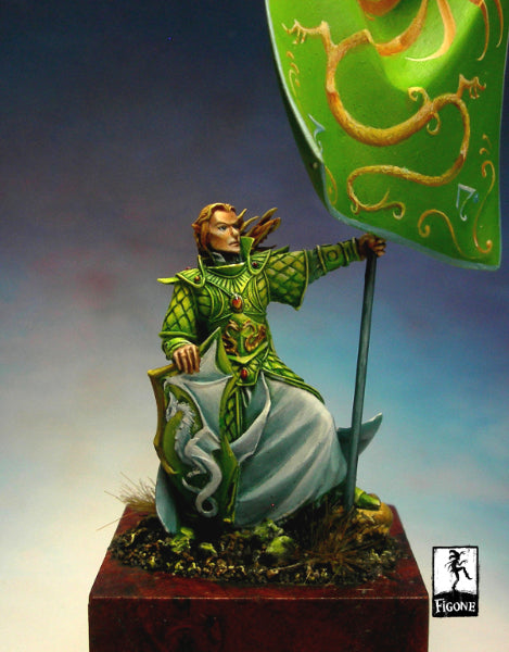 Figone Miniatures  High Elf Banner 34mm