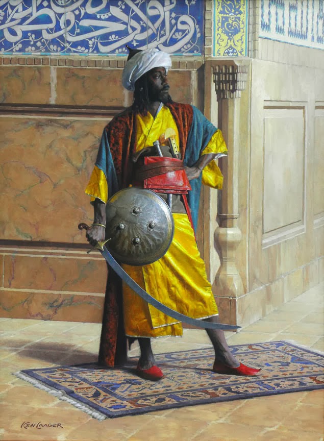 Figone Miniatures Homme d’arme Maure 75mm