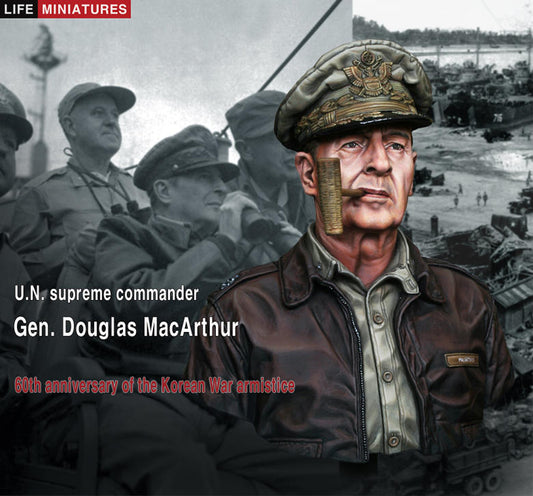 Life miniatures U.N. supreme commander Gen. Douglas MacArthur BUST