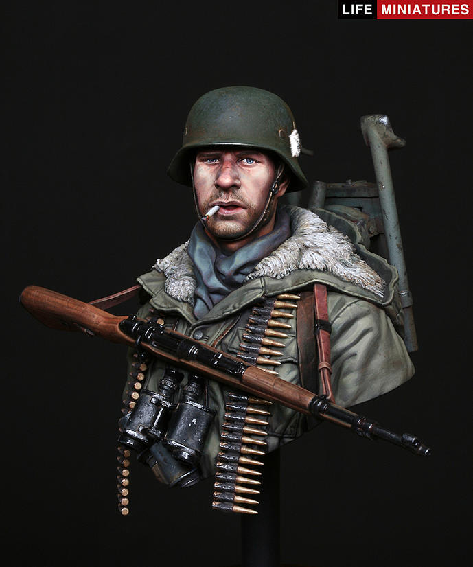 Life miniatures MG42 Tripod Carrier, Totenkopf Division, Kharkov 1943 BUST