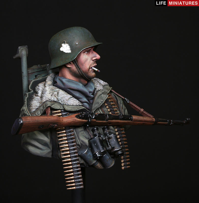 Life miniatures MG42 Tripod Carrier, Totenkopf Division, Kharkov 1943 BUST
