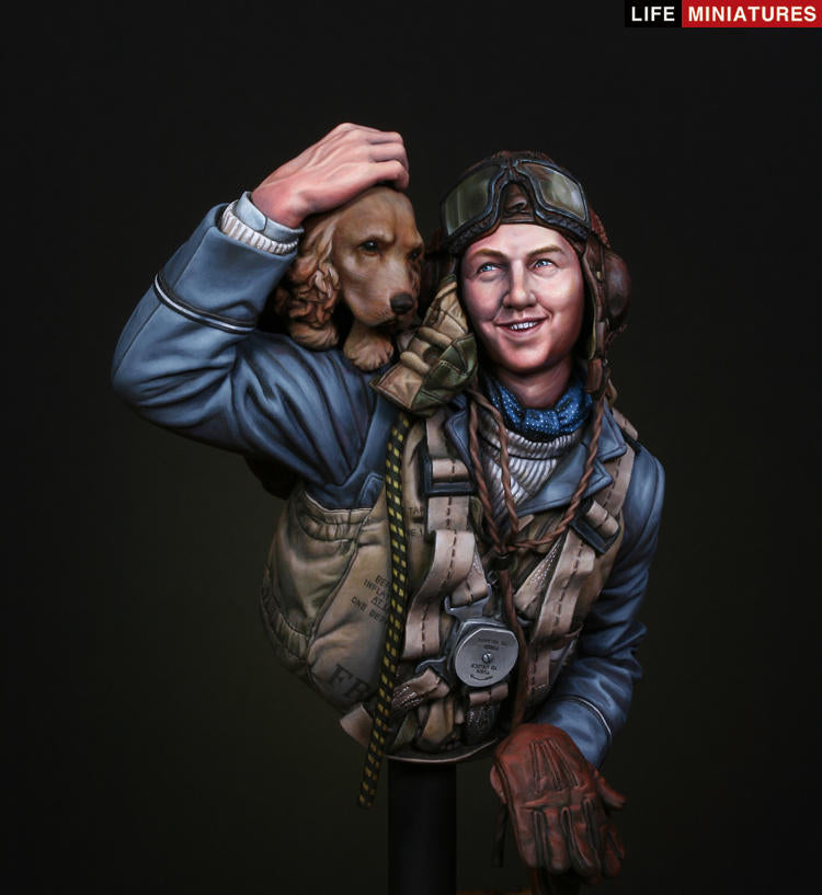 Life miniatures 'The Few' RAF Fighter Pilot, 1940 Battle of Britain BUST