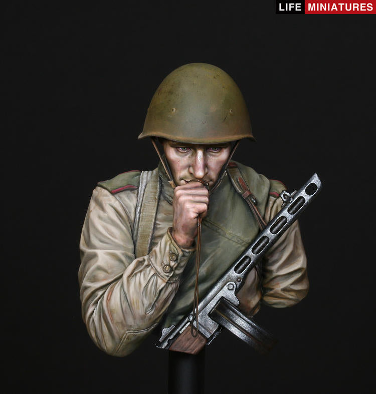 Life miniatures 'On The Edge of No Man's Land' WW2 Young Red Army Infantryman, Battle of Kursk BUST