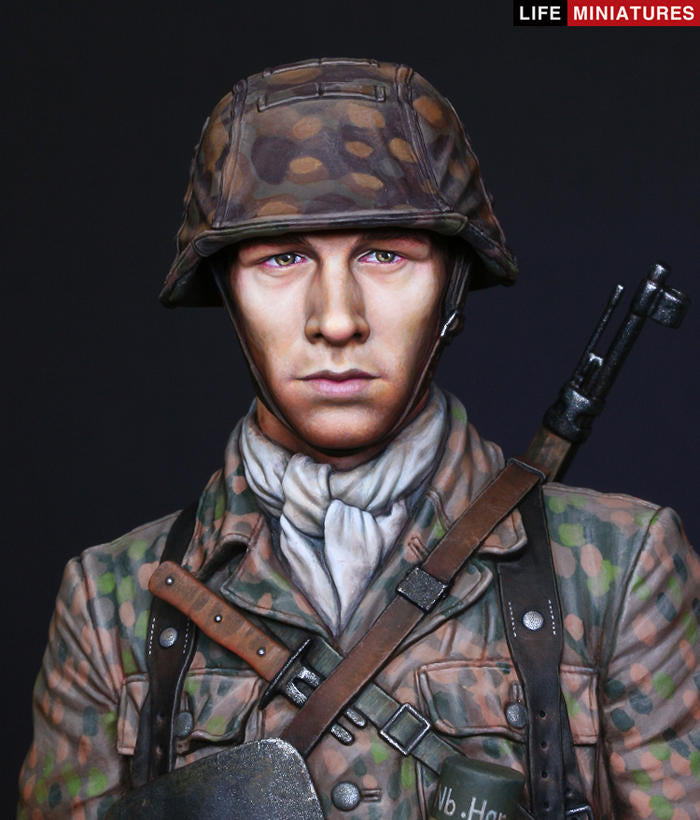 Life miniatures 12th SS Panzer Division 'Hitlerjugend' Normandy 1944 BUST