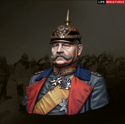 Life miniatures Paul von Hindenburg BUST
