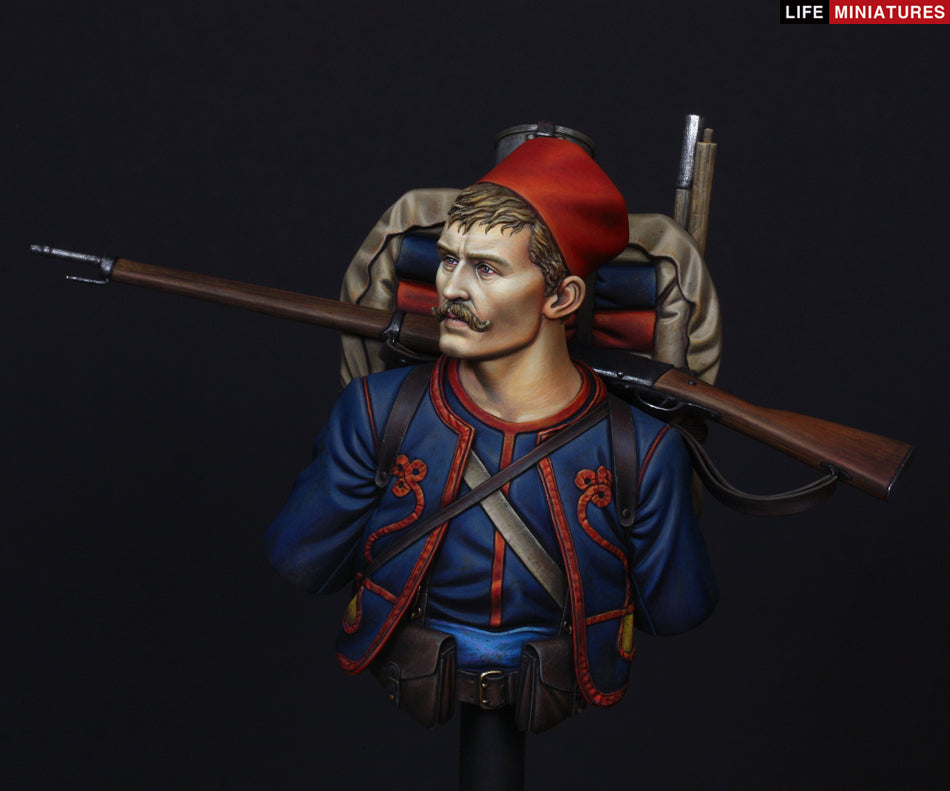 Life Miniatures French Zouave Regiment in 1914 Bust