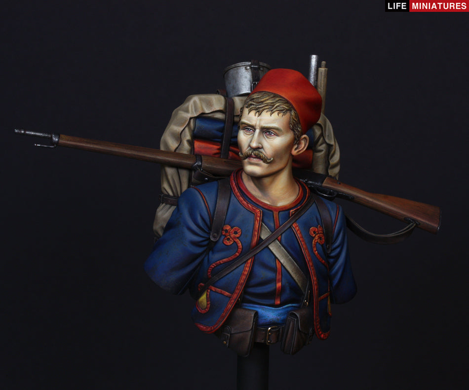 Life Miniatures French Zouave Regiment in 1914 Bust