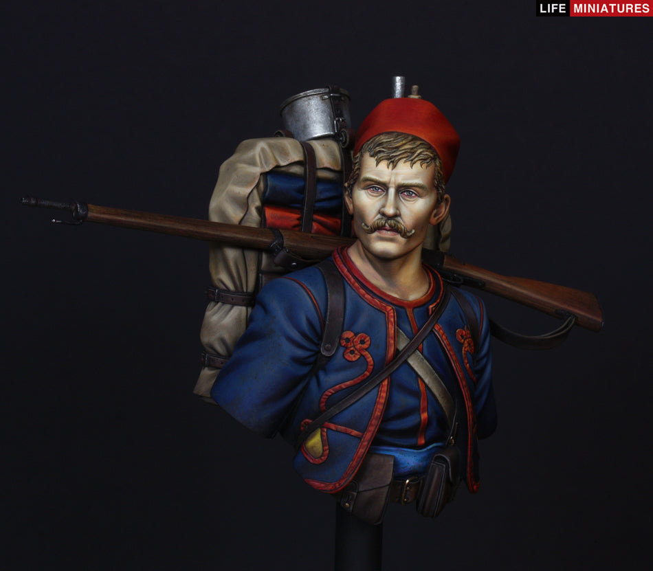 Life Miniatures French Zouave Regiment in 1914 Bust