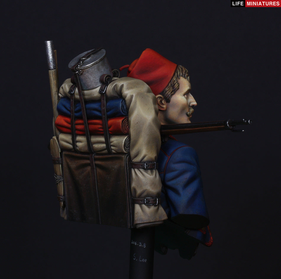 Life Miniatures French Zouave Regiment in 1914 Bust