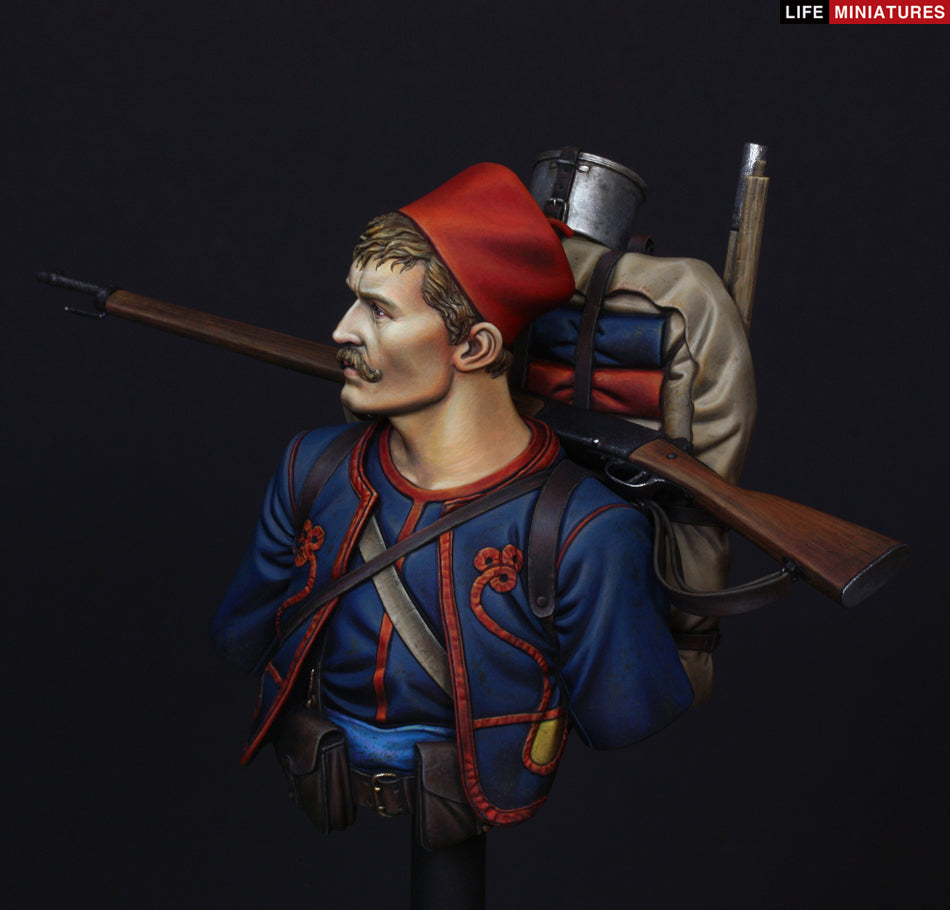 Life Miniatures French Zouave Regiment in 1914 Bust
