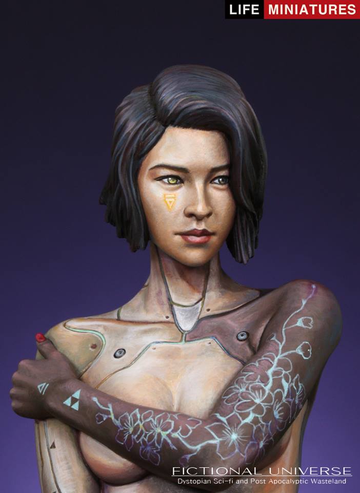 Life miniatures MIRAI - Humanoid Cyborg Assassin A.D.2074 BUST