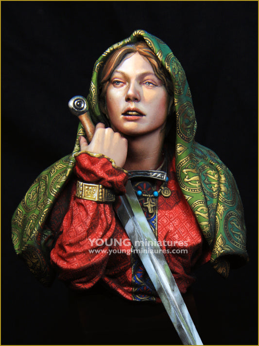 Young Miniatures Medieval Woman  1/10 Bust Resin YH1871 BUST