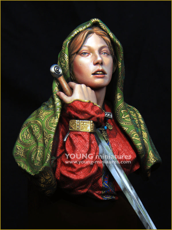 Young Miniatures Medieval Woman  1/10 Bust Resin YH1871 BUST