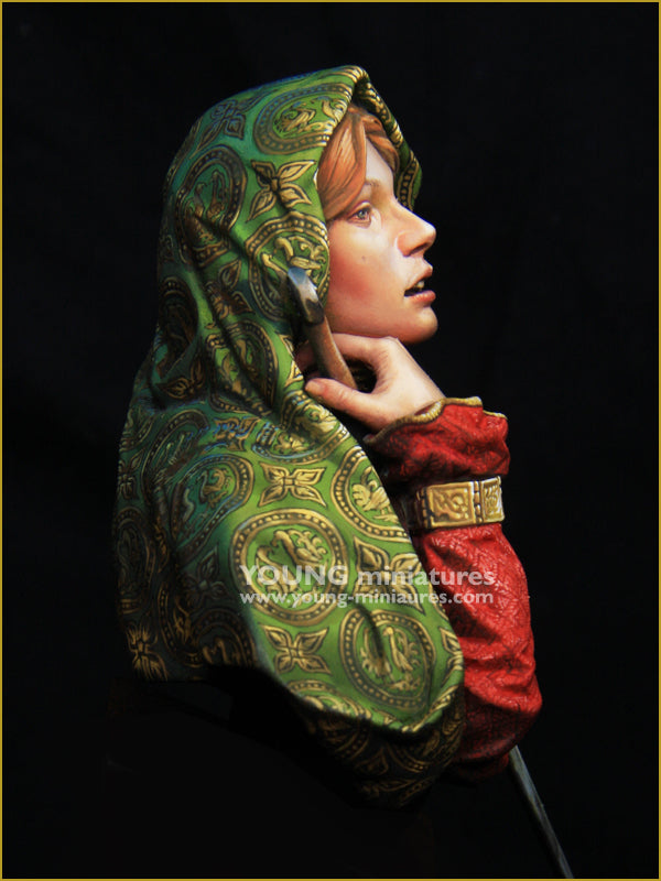 Young Miniatures Medieval Woman  1/10 Bust Resin YH1871 BUST