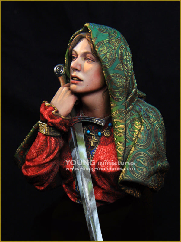Young Miniatures Medieval Woman  1/10 Bust Resin YH1871 BUST