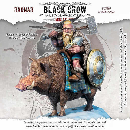 Black Crow Miniatures RAGNAR 75mm