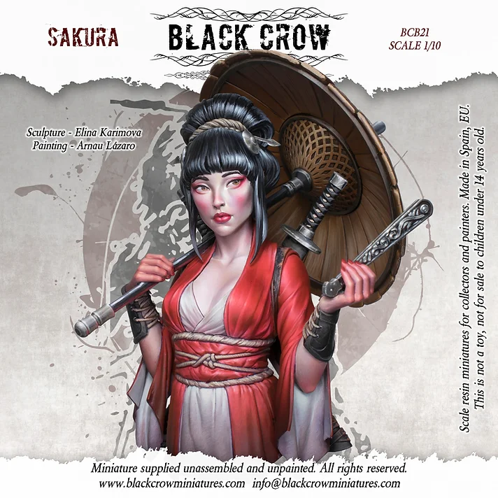 Black Crow Miniatures SAKURA Bust 1/10