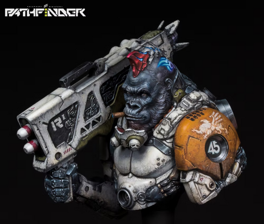 Galapagos Miniatures GP-B011 SILVERBACK ENZO Bust